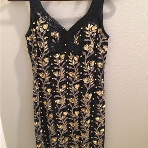 Fab beaded holiday/special occasion dress